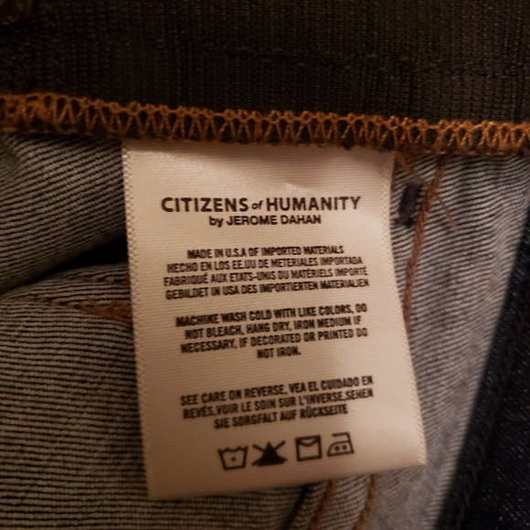 Citizens Of Humanity Avedon Maternity Skinny Jean Dark Size 32 - Picture 10 of 12